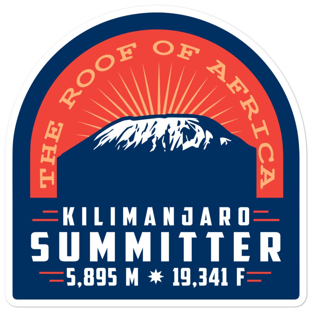 Kilimanjaro Summitter Sticker