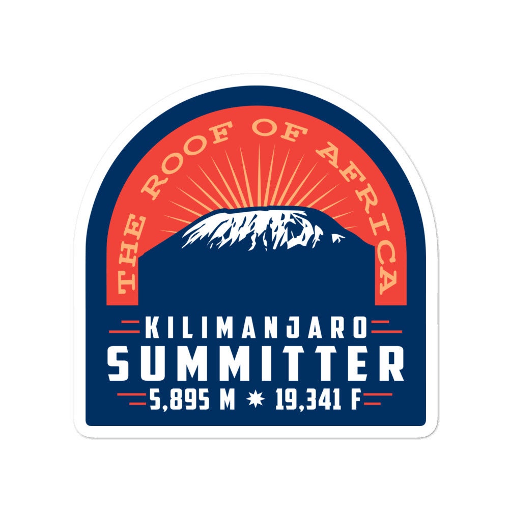 Kilimanjaro Summitter Sticker