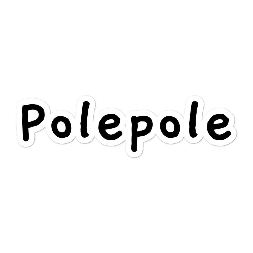 Take It Easy in Swahili Polepole Sticker