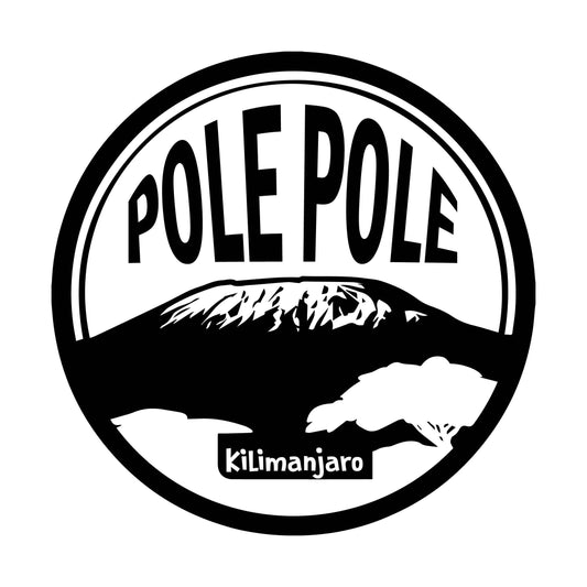 Kilimanjaro polepole PNG and SVG for sublimation, Cricut, Silhouette, vinyl, htv, decals. stickers etc.