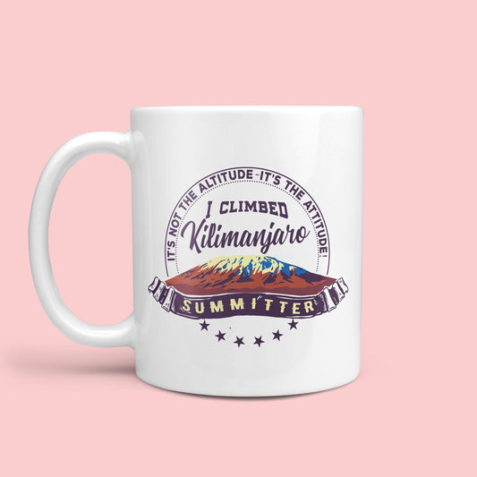 I Climbed Kilimanjaro PNG and SVG for sublimation, Cricut, Silhouette, vinyl, htv, decals. stickers etc