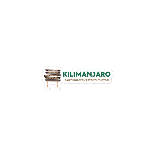Kilimanjaro Bubble-free stickers