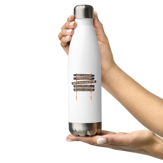 Kilimanjaro Summit Stainless steel water bottle | Mount Kilimanjaro Uhuru Peak Stainless steel water bottle