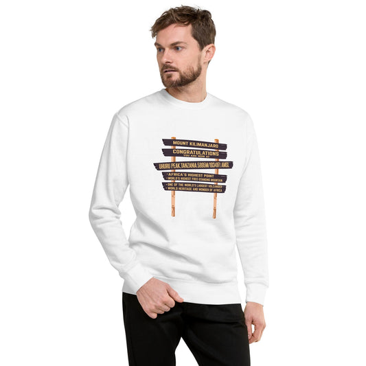 Exclusive Kilimanjaro Summit Sign Unisex-Premium-Pullover