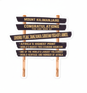 mykilimanjaro.net summit sticker